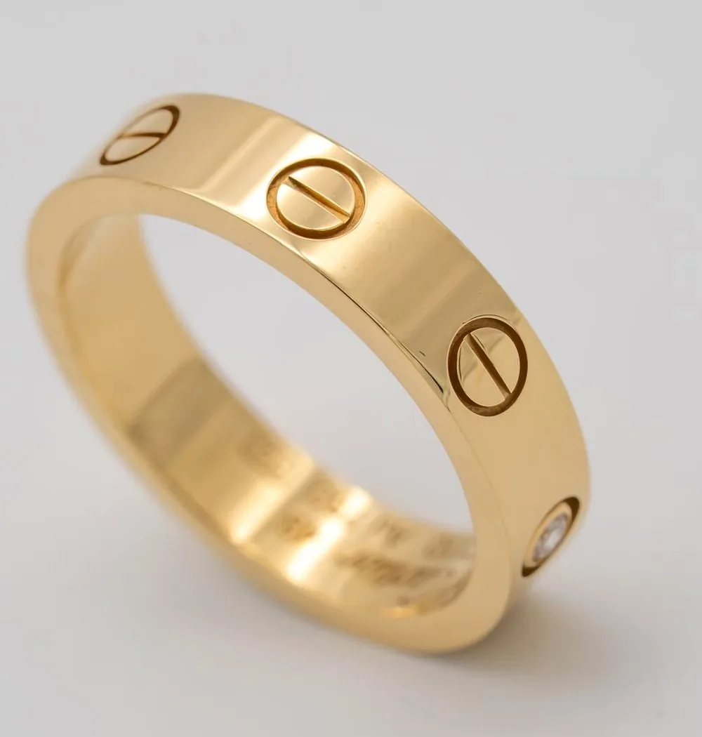Cartier Love Ring – Detailaufnahme